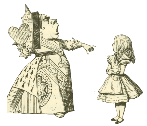 Alice and the Queen